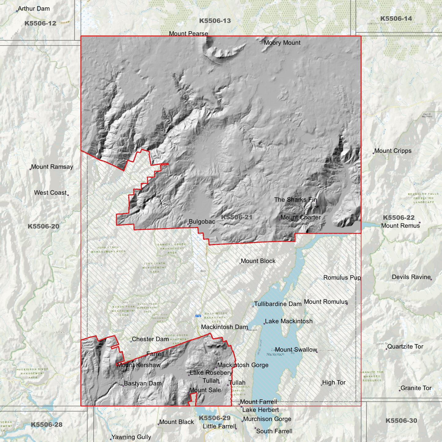 Tullah 1m Digital Elevation Model (K5506-21)