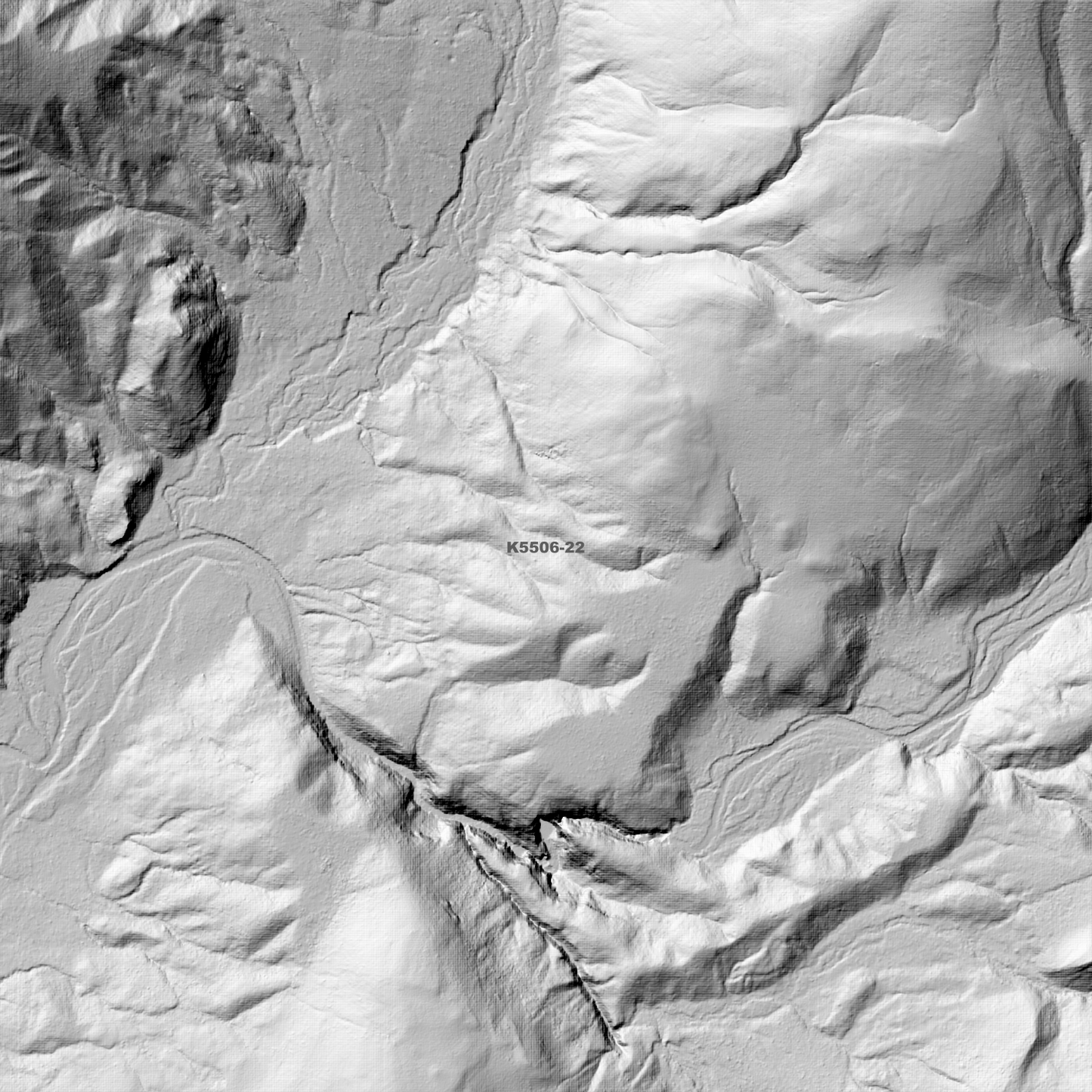 Cradle Mountain 1m Digital Elevation Model (K5506-22)