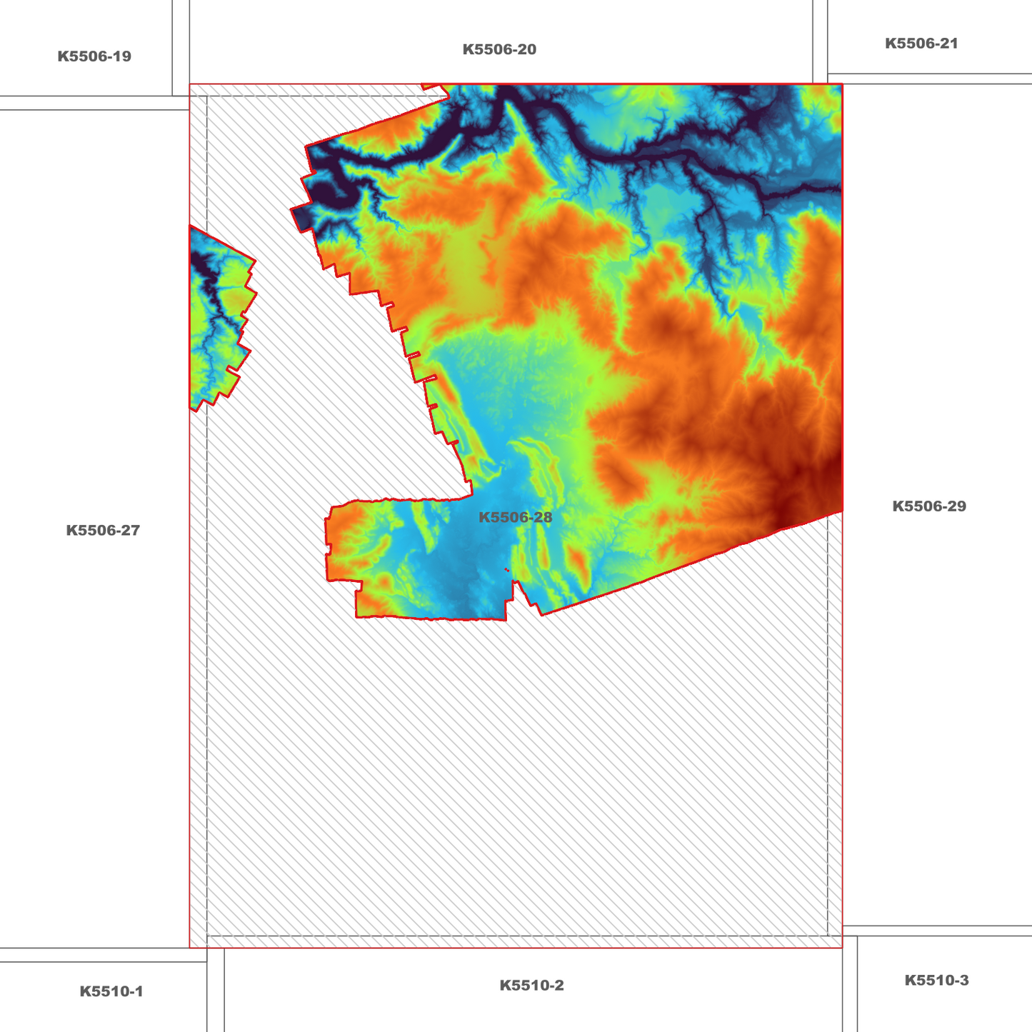 Zeehan 1m Digital Elevation Model (K5506-28)