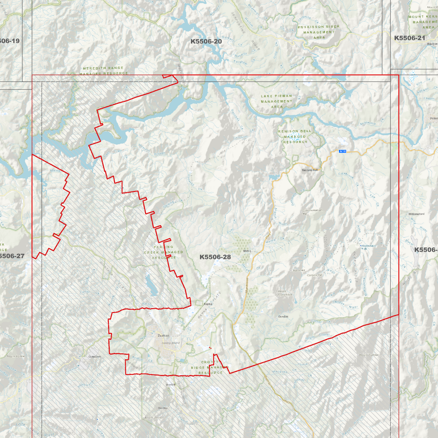 Zeehan 1m Digital Elevation Model (K5506-28)