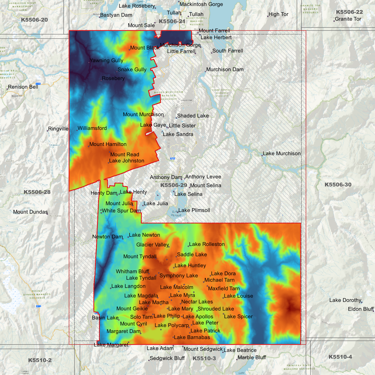 Murchison 1m Digital Elevation Model (K5506-29)