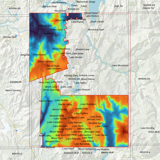 Murchison 1m Digital Elevation Model (K5506-29)
