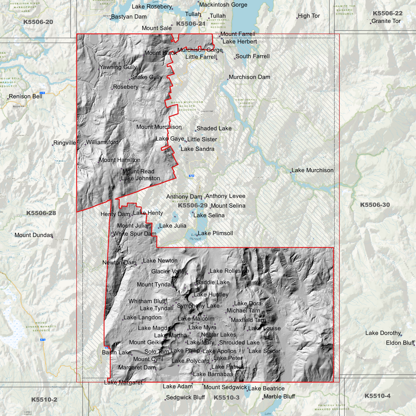 Murchison 1m Digital Elevation Model (K5506-29)