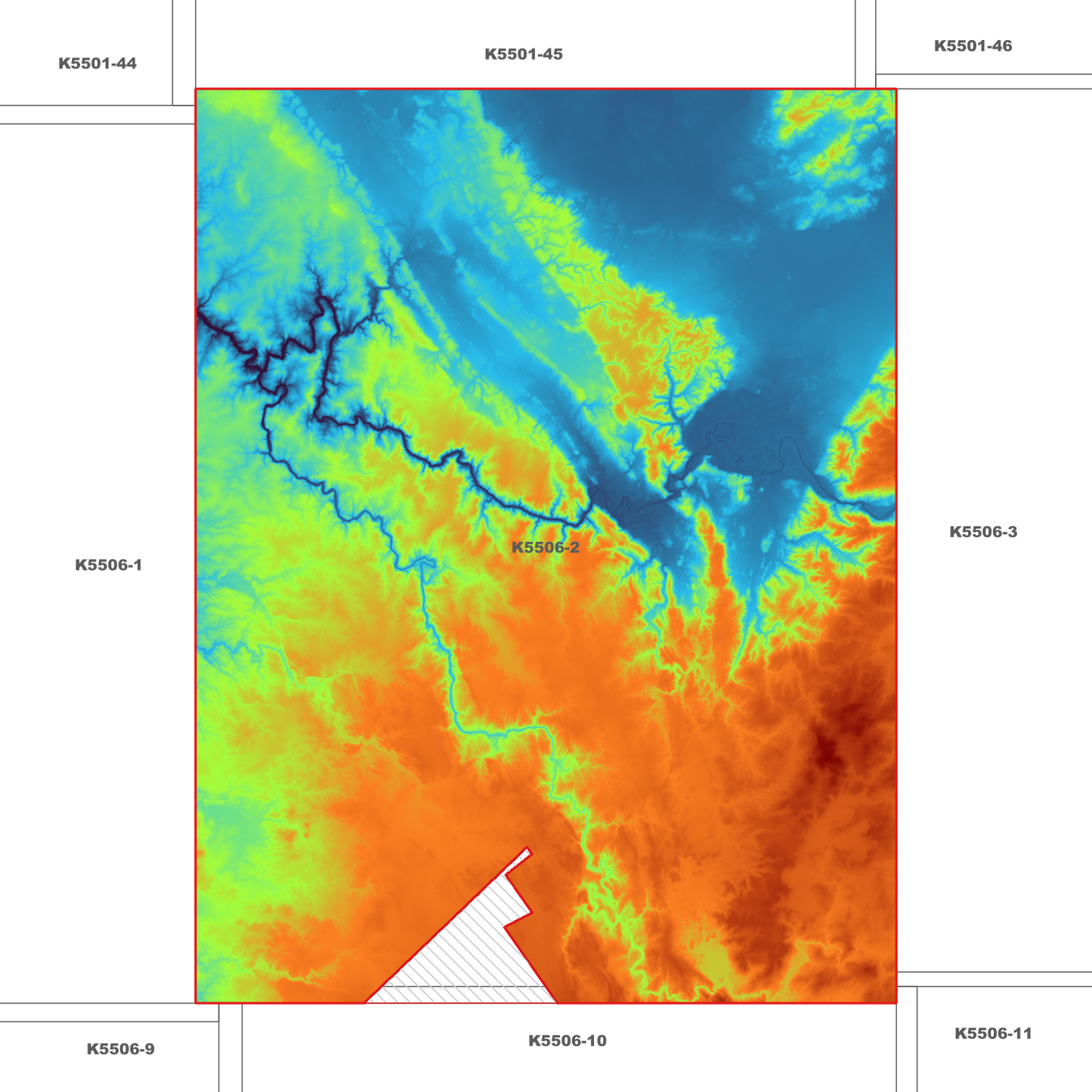 Togari 1m Digital Elevation Model (K5506-2)