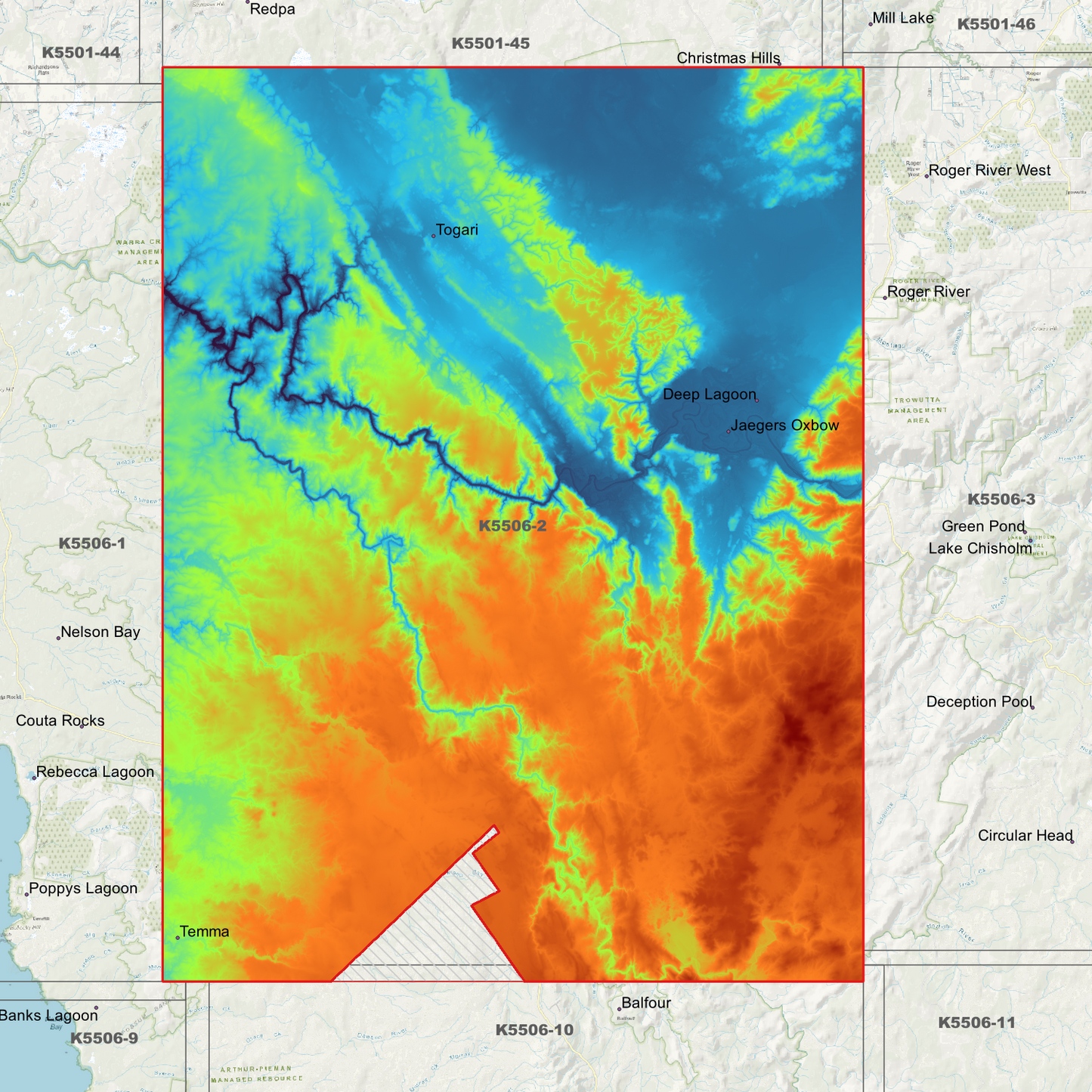 Togari 1m Digital Elevation Model (K5506-2)