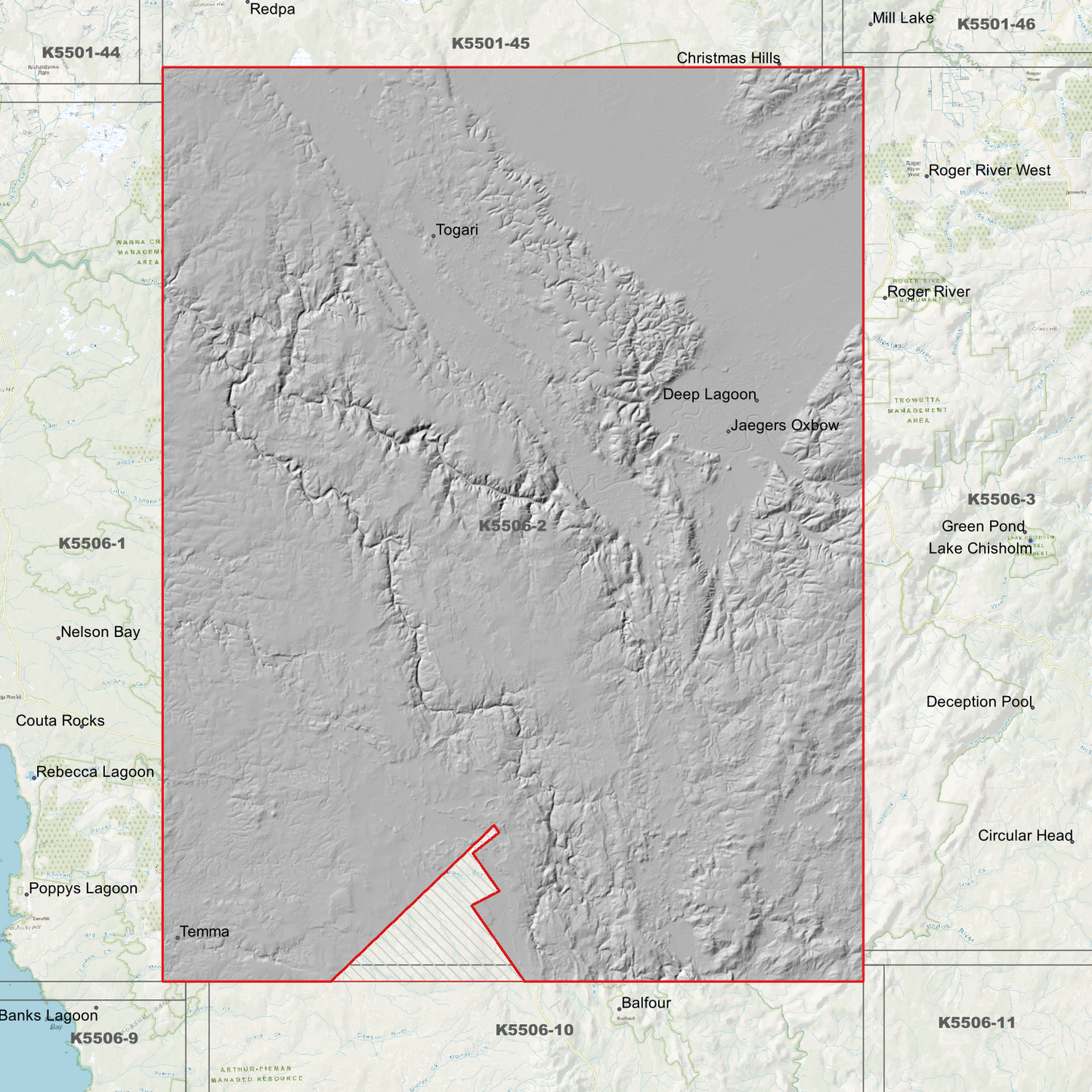 Togari 1m Digital Elevation Model (K5506-2)
