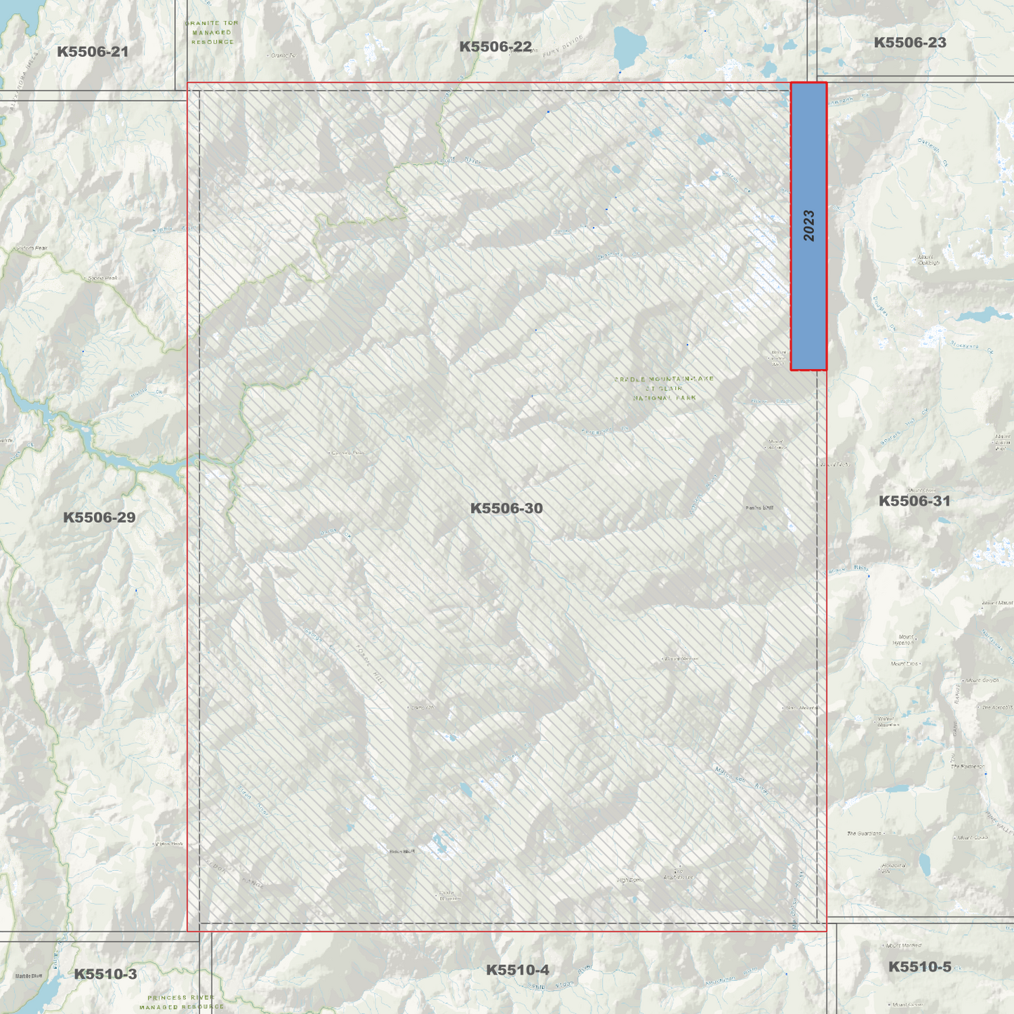 Lake Windermere 1m Digital Elevation Model (K5506-30)