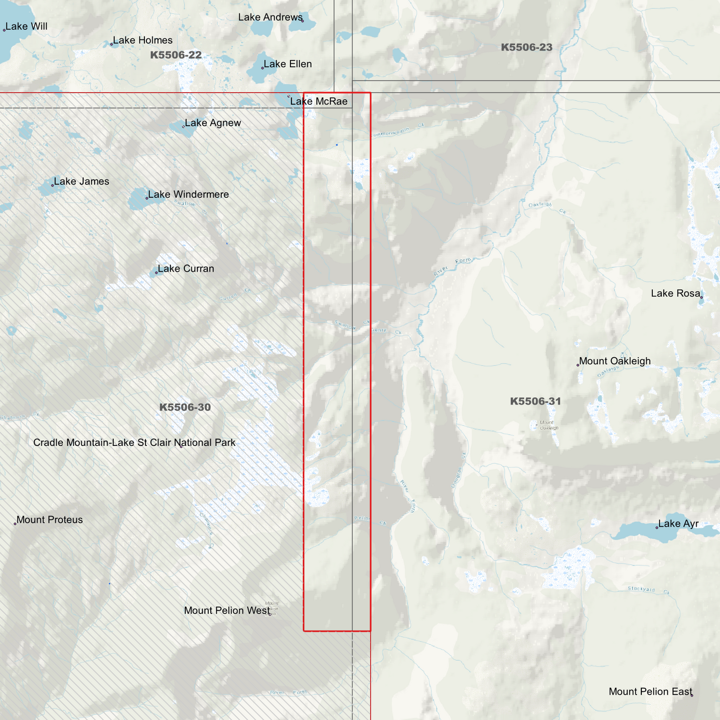 Lake Windermere 1m Digital Elevation Model (K5506-30)