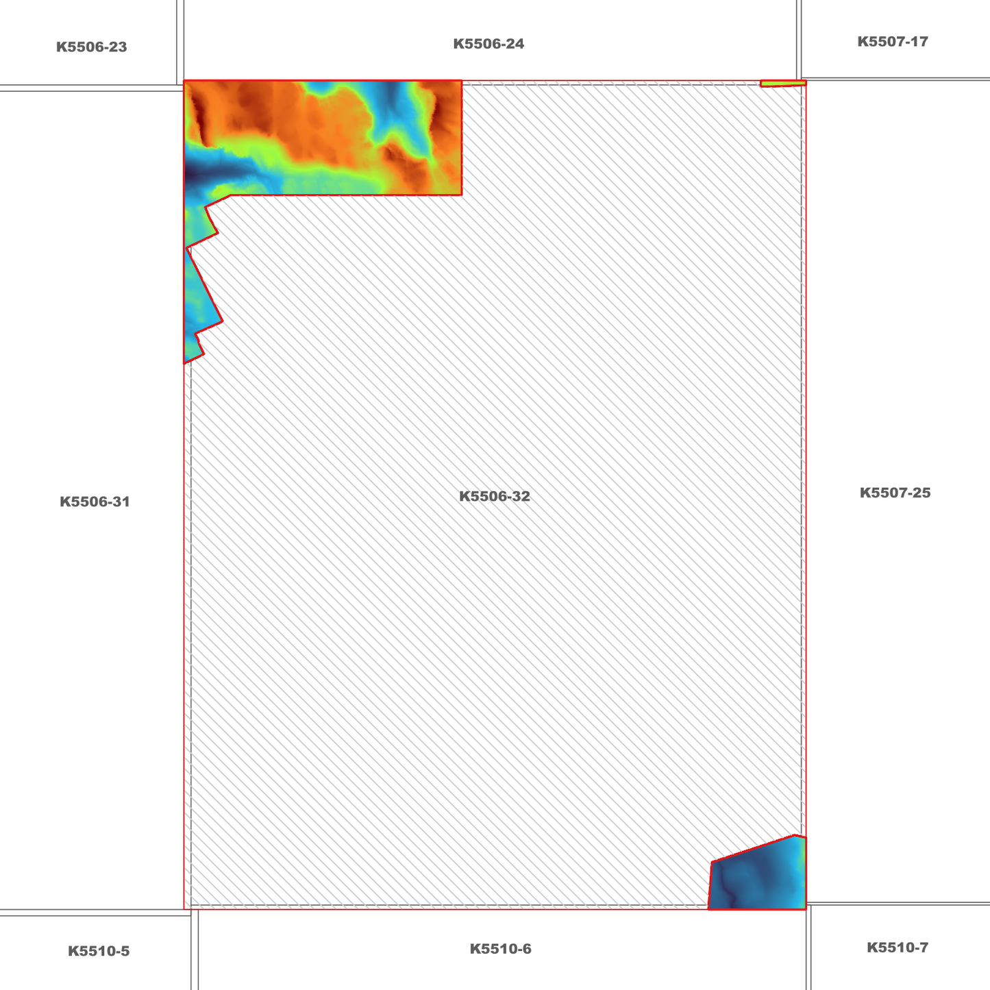 Lake Thor 1m Digital Elevation Model (K5506-32)