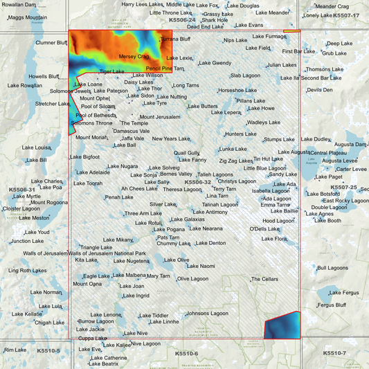 Lake Thor 1m Digital Elevation Model (K5506-32)