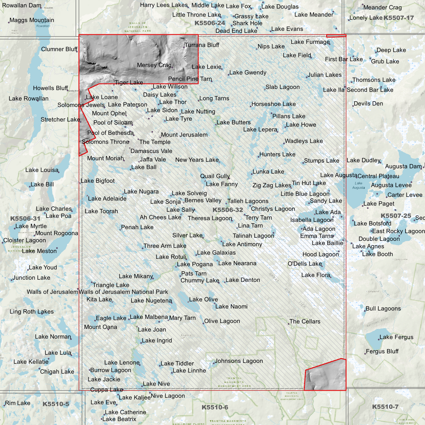 Lake Thor 1m Digital Elevation Model (K5506-32)
