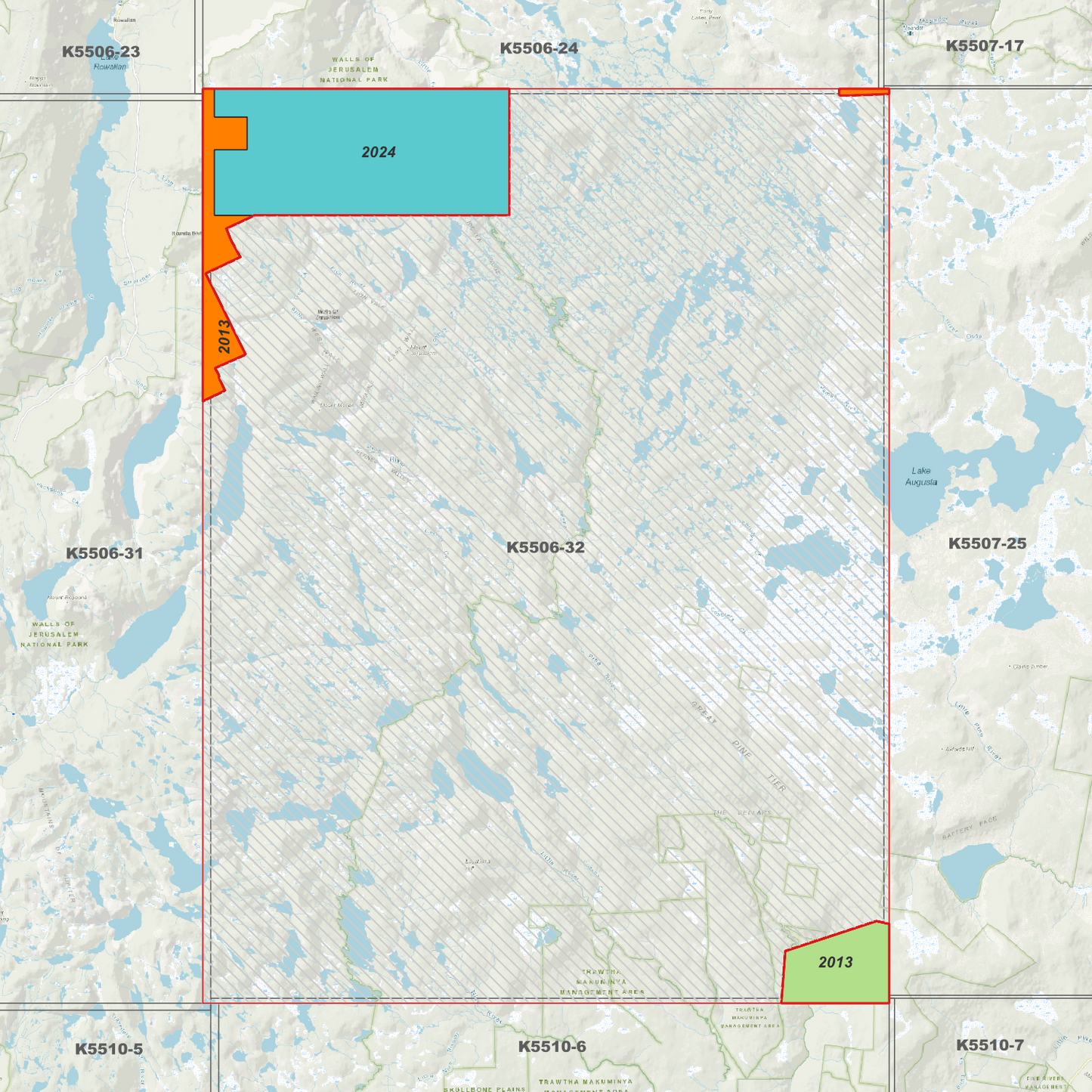 Lake Thor 1m Digital Elevation Model (K5506-32)