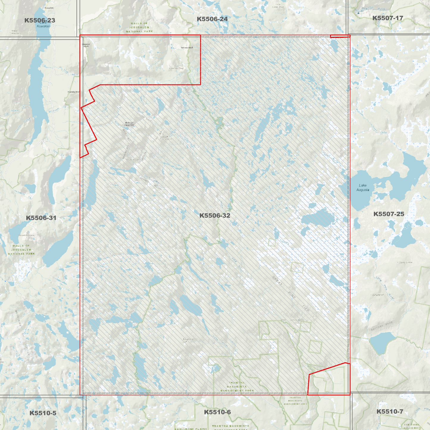 Lake Thor 1m Digital Elevation Model (K5506-32)