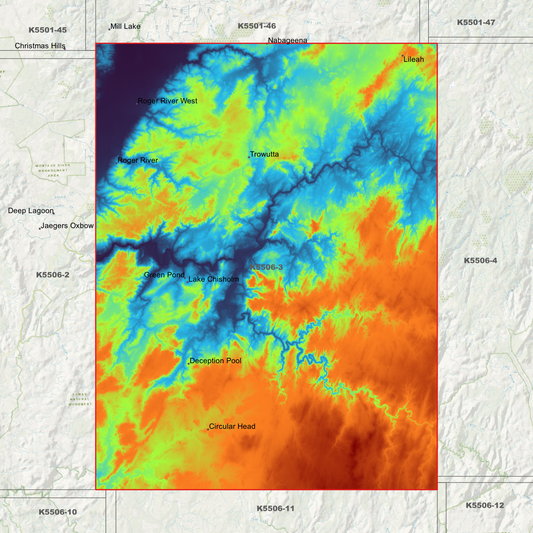 Trowutta 1m Digital Elevation Model (K5506-3)