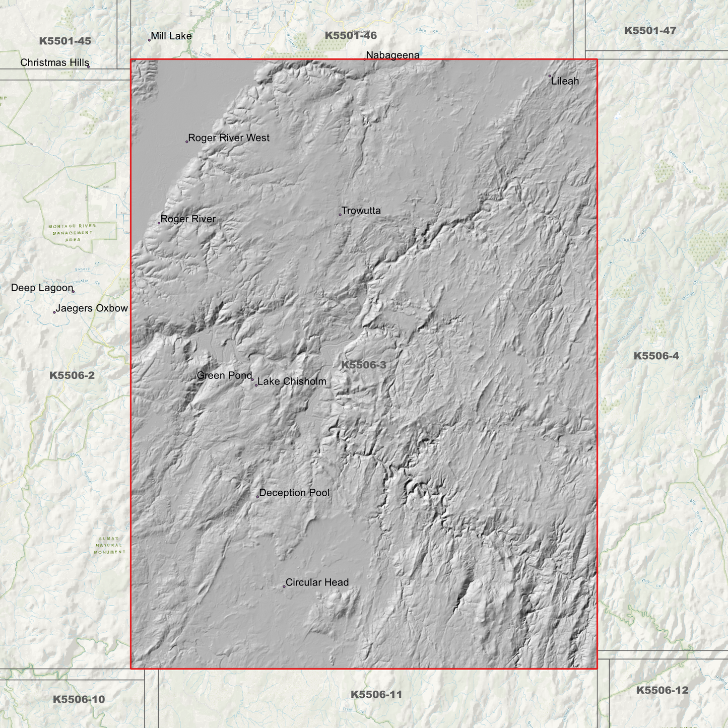 Trowutta 1m Digital Elevation Model (K5506-3)