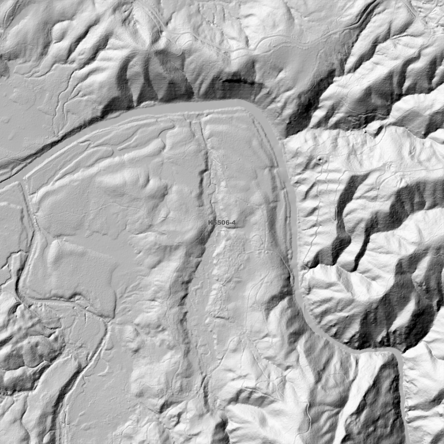 Dip River 1m Digital Elevation Model (K5506-4)