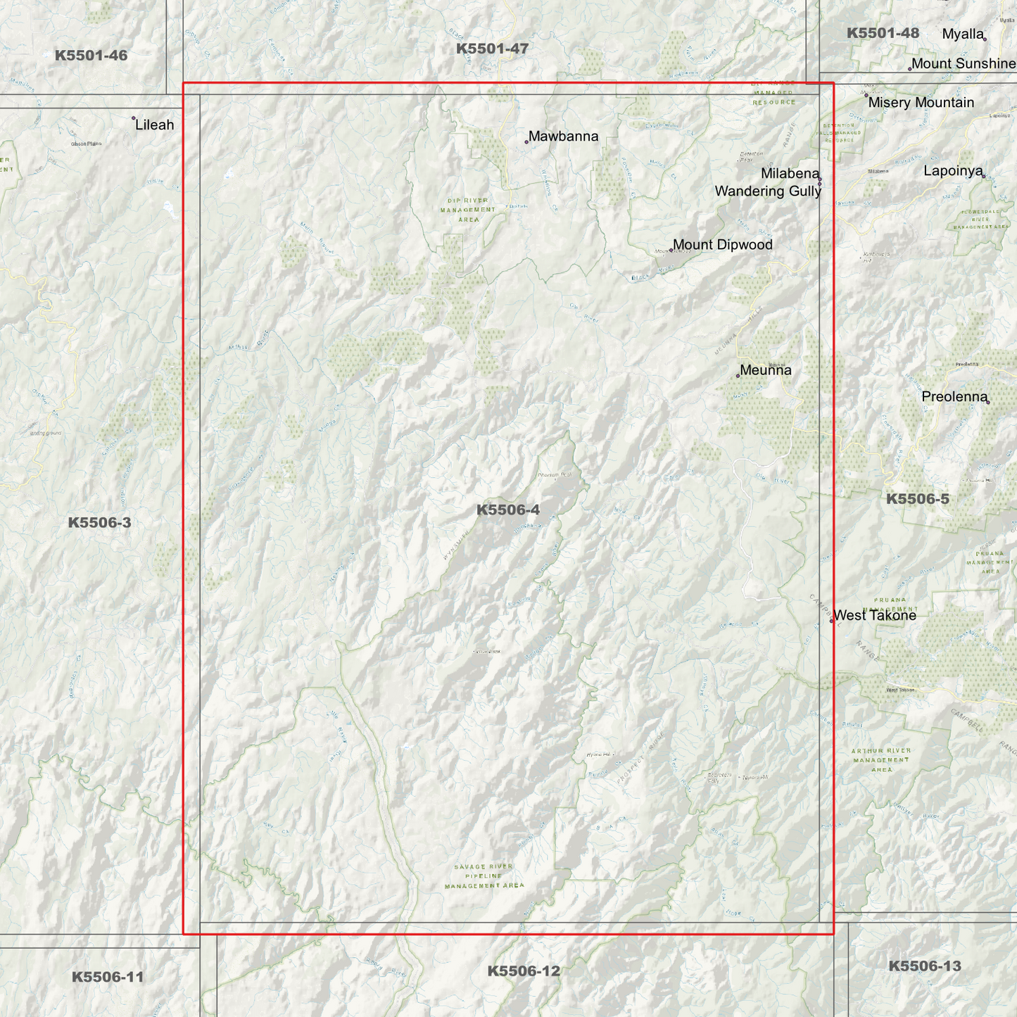 Dip River 1m Digital Elevation Model (K5506-4)