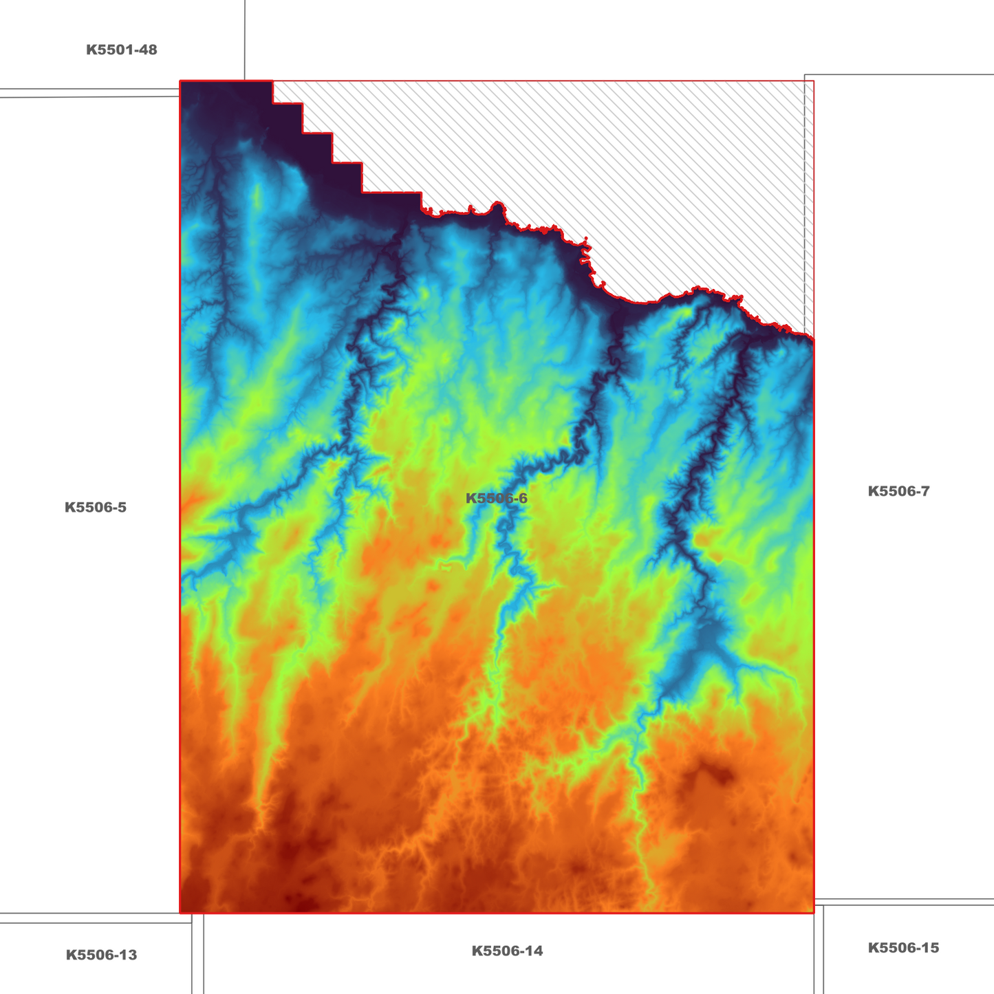 Burnie 1m Digital Elevation Model (K5506-6)