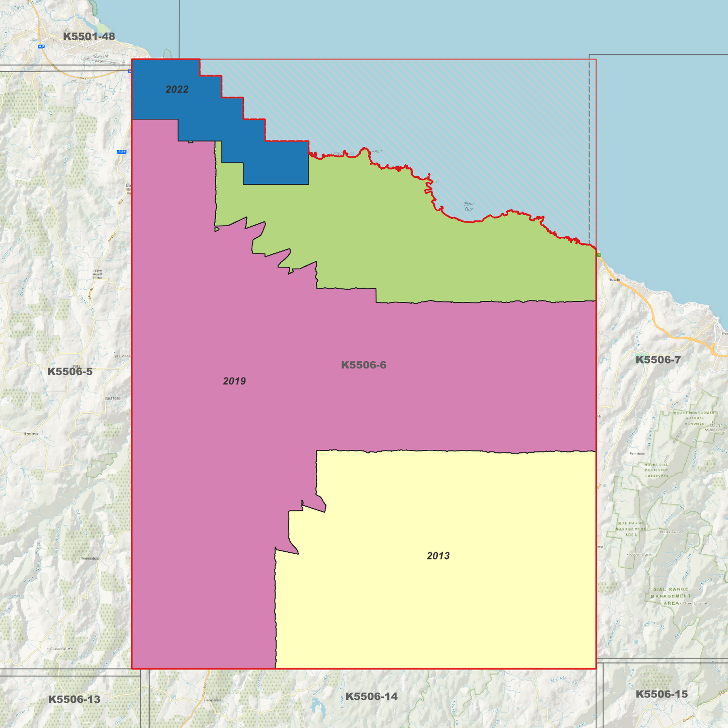 Burnie 1m Digital Elevation Model (K5506-6)