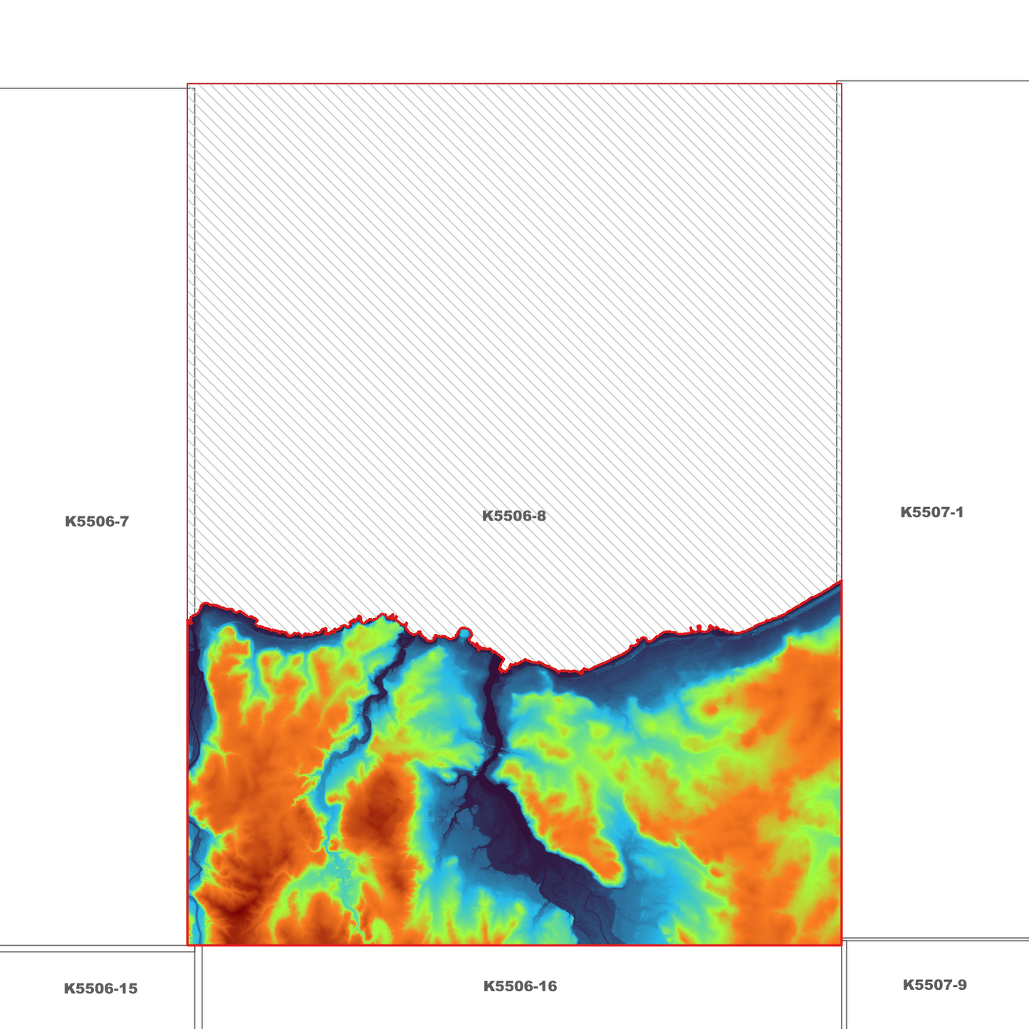 Devonport 1m Digital Elevation Model (K5506-8)