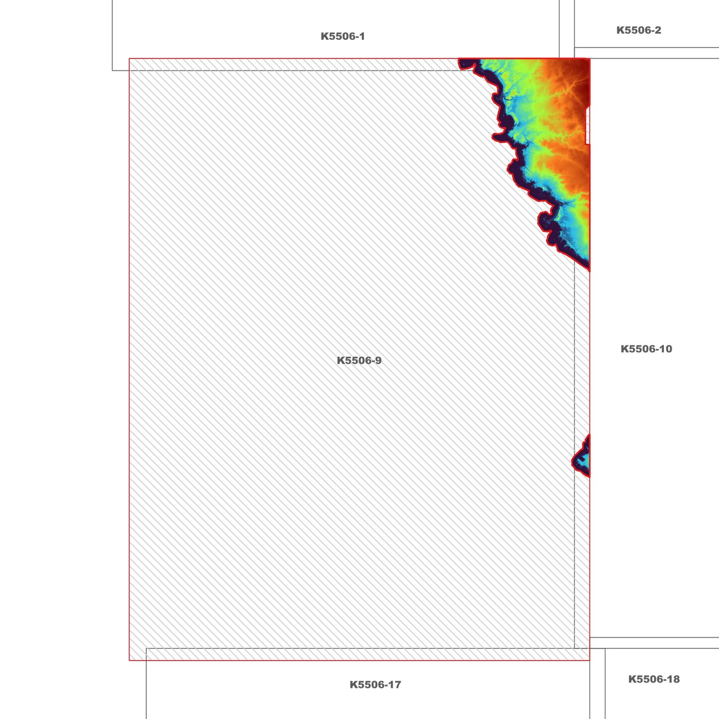 Possum Banks 1m Digital Elevation Model (K5506-9)