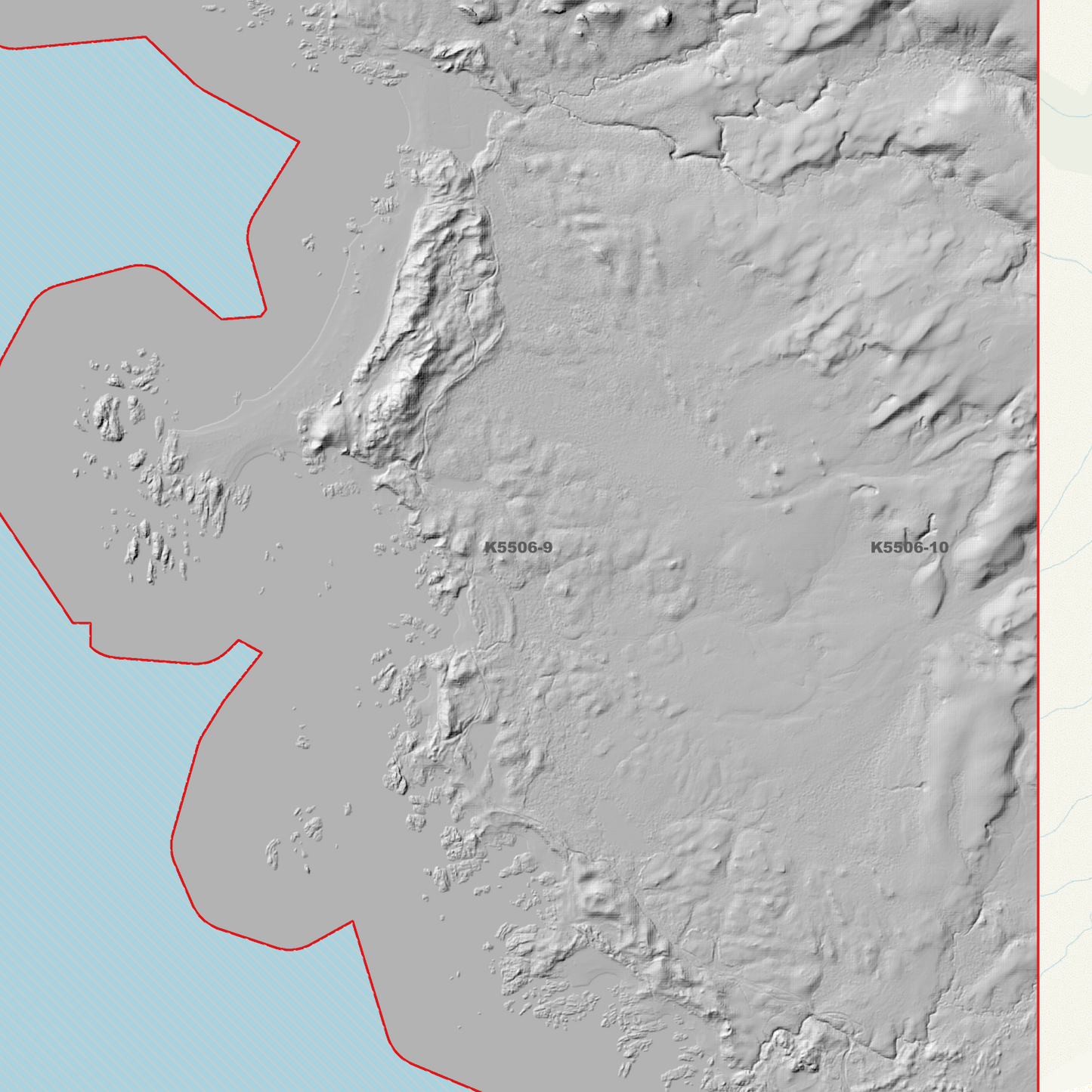 Possum Banks 1m Digital Elevation Model (K5506-9)