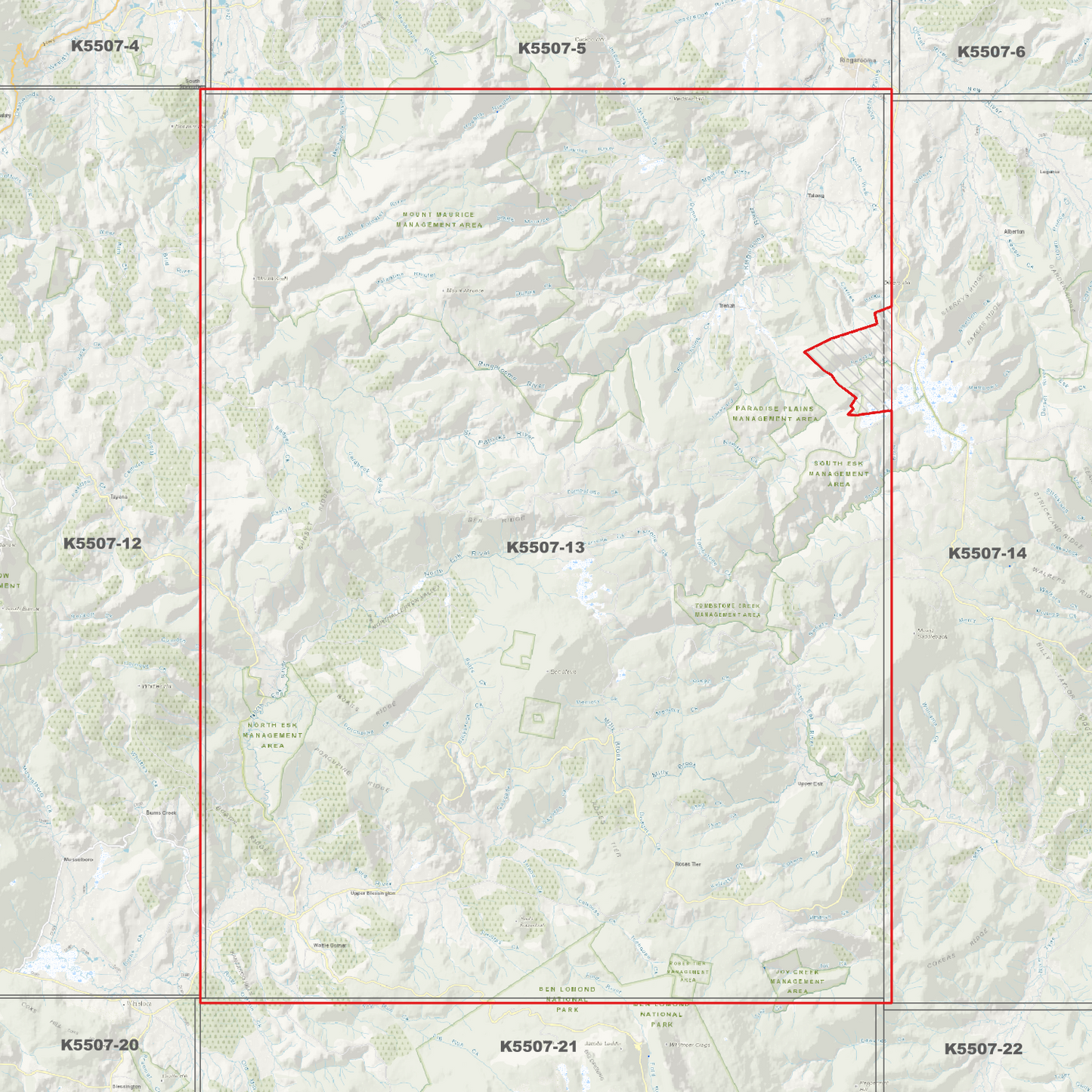 Ben Nevis 1m Digital Elevation Model (K5507-13)