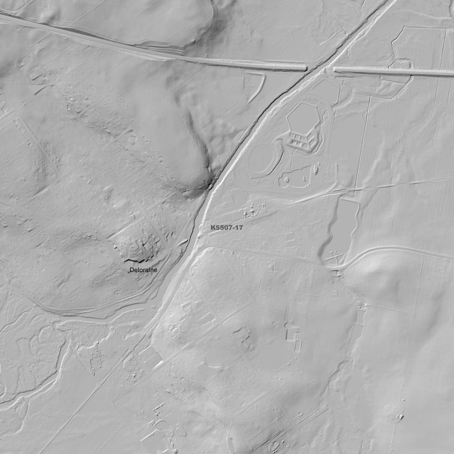 Deloraine 1m Digital Elevation Model (K5507-17)