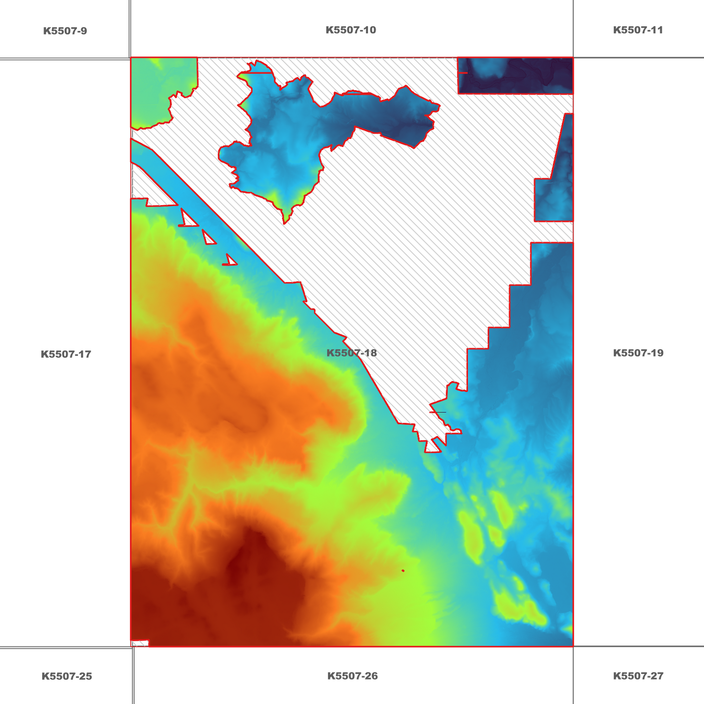 Liffey 1m Digital Elevation Model (K5507-18)