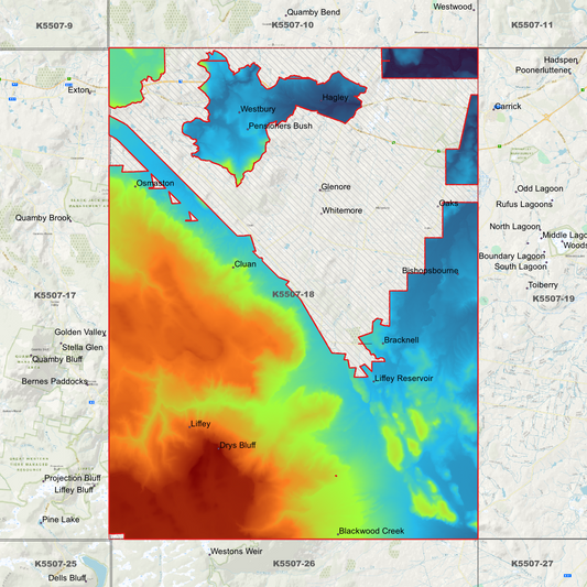 Liffey 1m Digital Elevation Model (K5507-18)