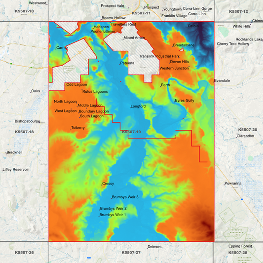 Longford 1m Digital Elevation Model (K5507-19)