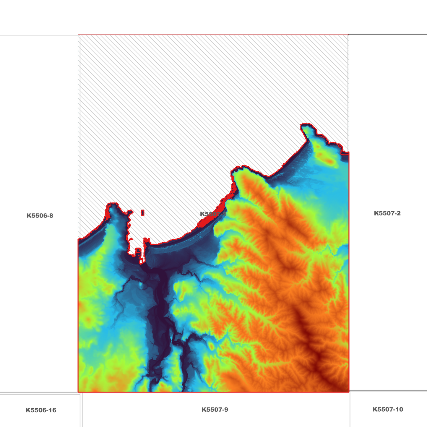 Shearwater 1m Digital Elevation Model (K5507-1)