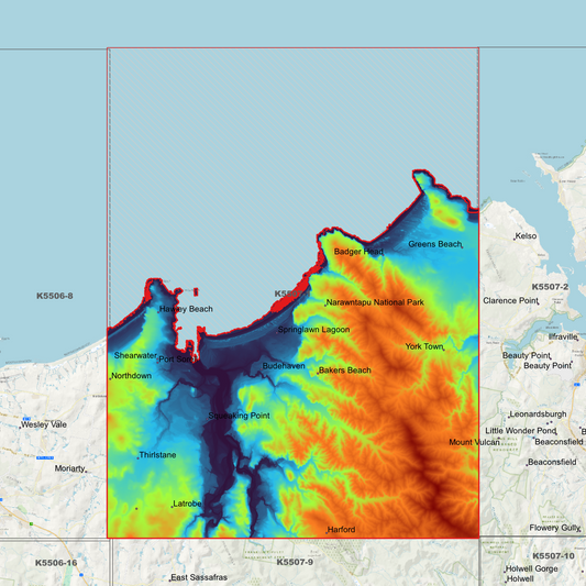 Shearwater 1m Digital Elevation Model (K5507-1)