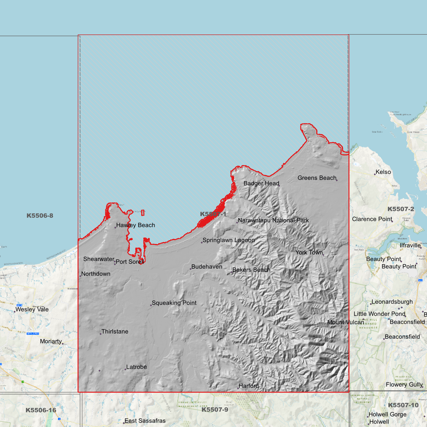 Shearwater 1m Digital Elevation Model (K5507-1)