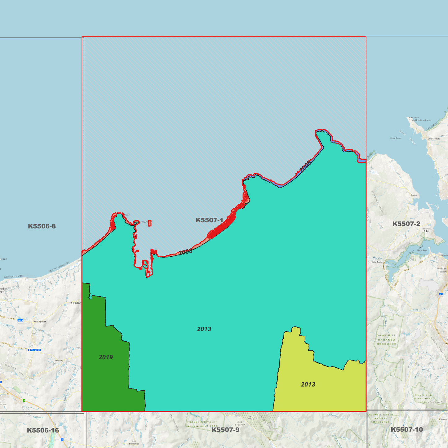 Shearwater 1m Digital Elevation Model (K5507-1)