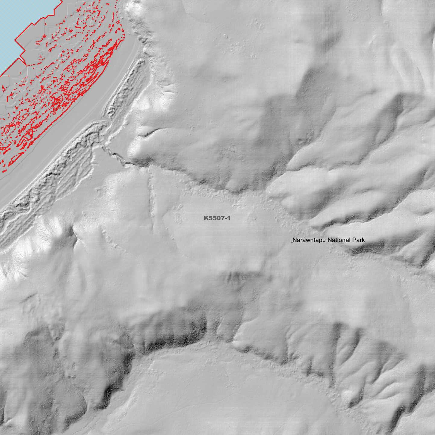 Shearwater 1m Digital Elevation Model (K5507-1)