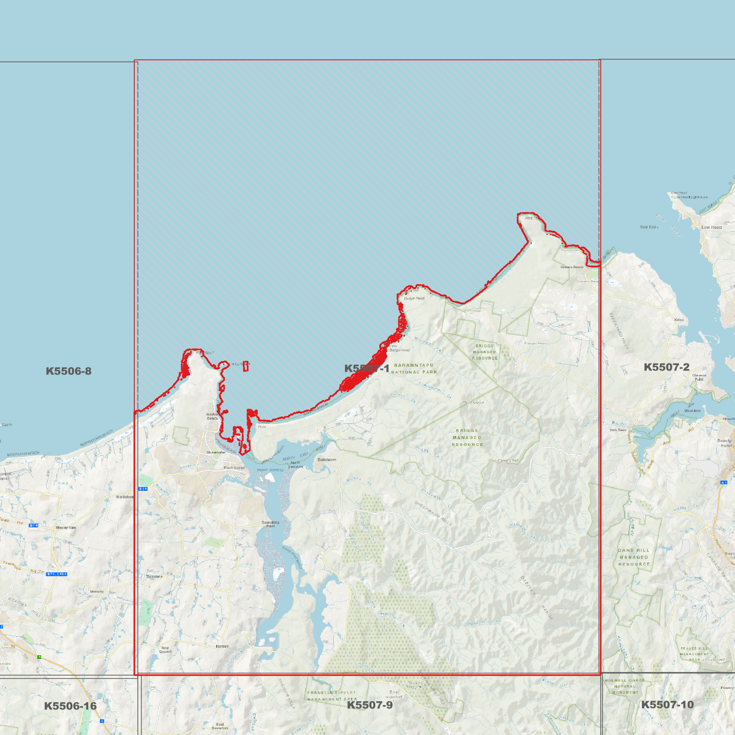 Shearwater 1m Digital Elevation Model (K5507-1)