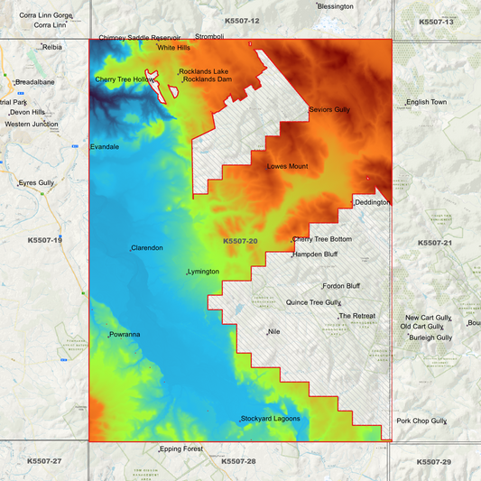 Nile 1m Digital Elevation Model (K5507-20)