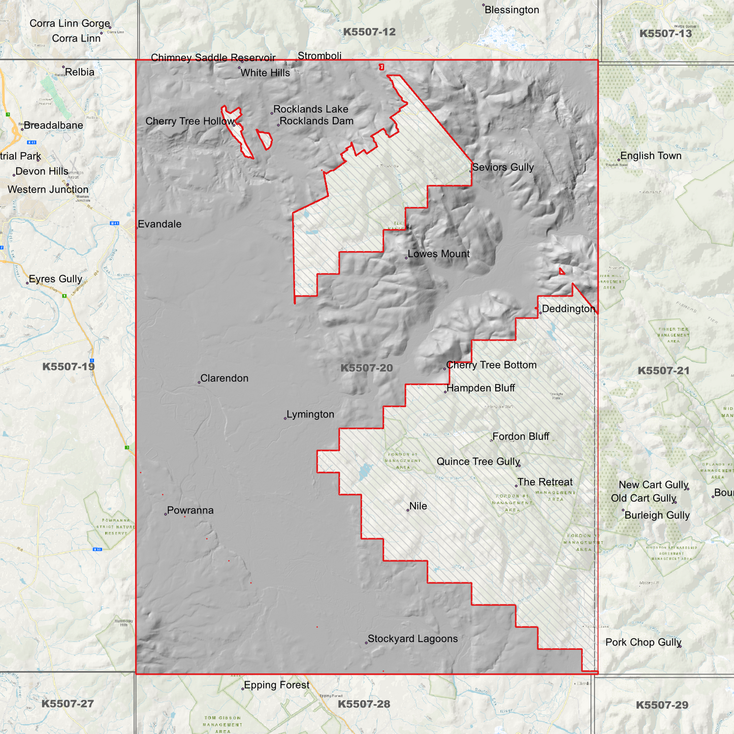 Nile 1m Digital Elevation Model (K5507-20)