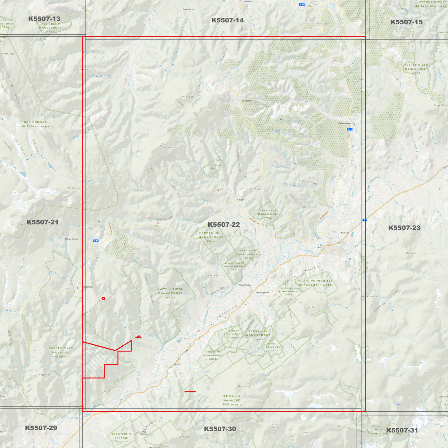 Fingal 1m Digital Elevation Model (K5507-22)