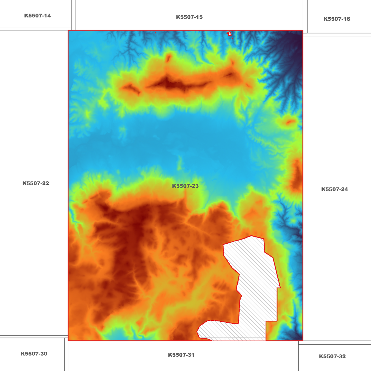 St Marys 1m Digital Elevation Model (K5507-23)