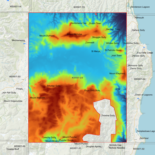 St Marys 1m Digital Elevation Model (K5507-23)