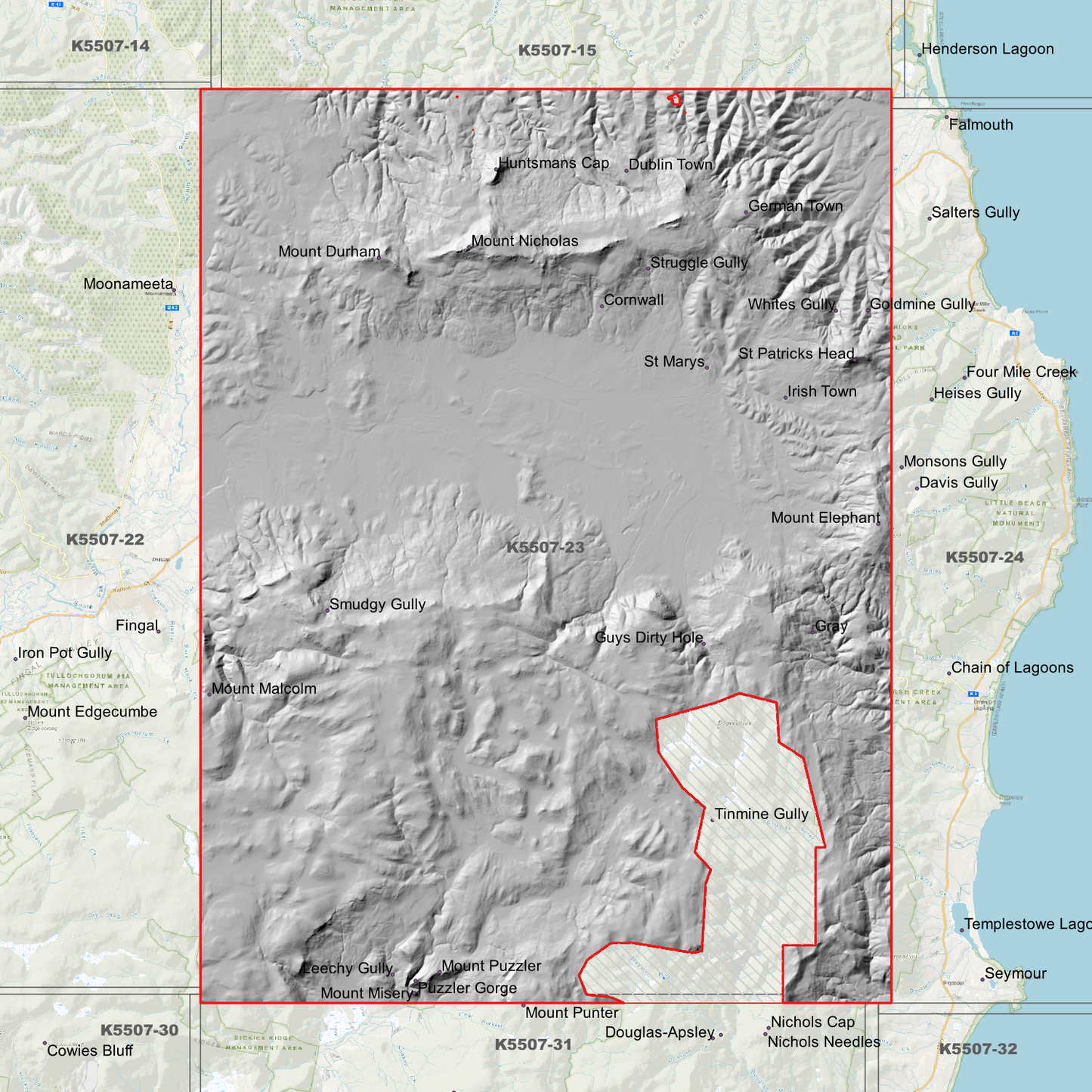 St Marys 1m Digital Elevation Model (K5507-23)