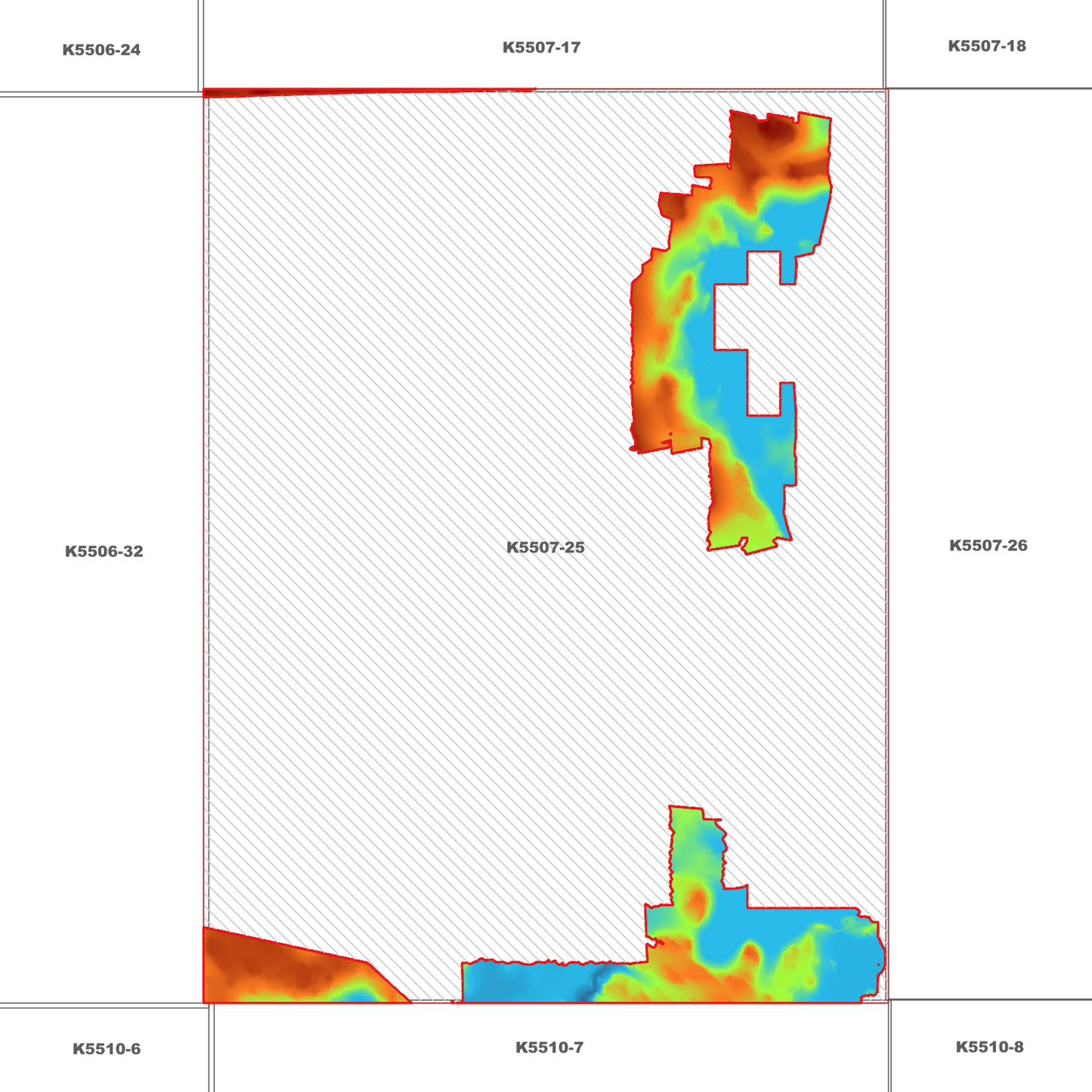 Liawenee 1m Digital Elevation Model (K5507-25)