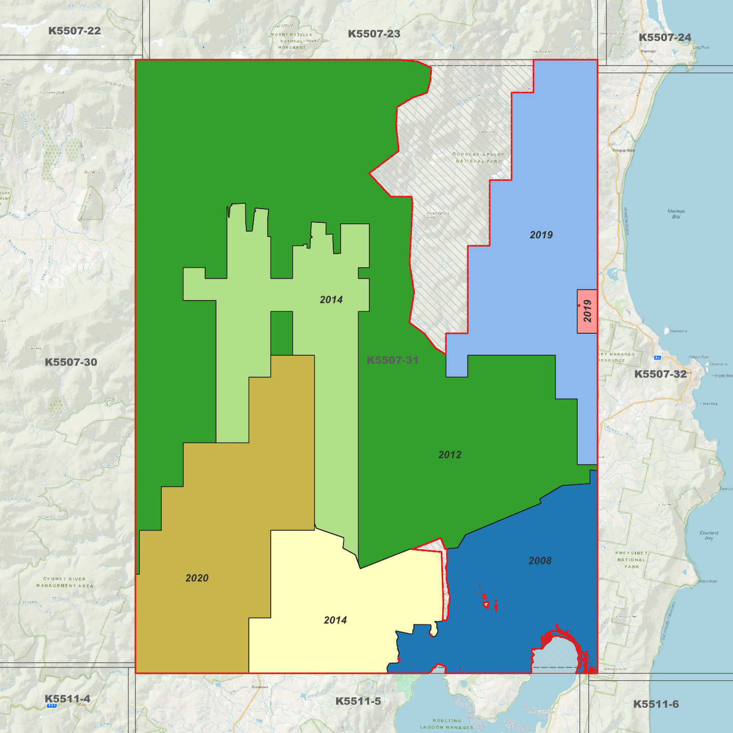 Cranbrook 1m Digital Elevation Model (K5507-31)