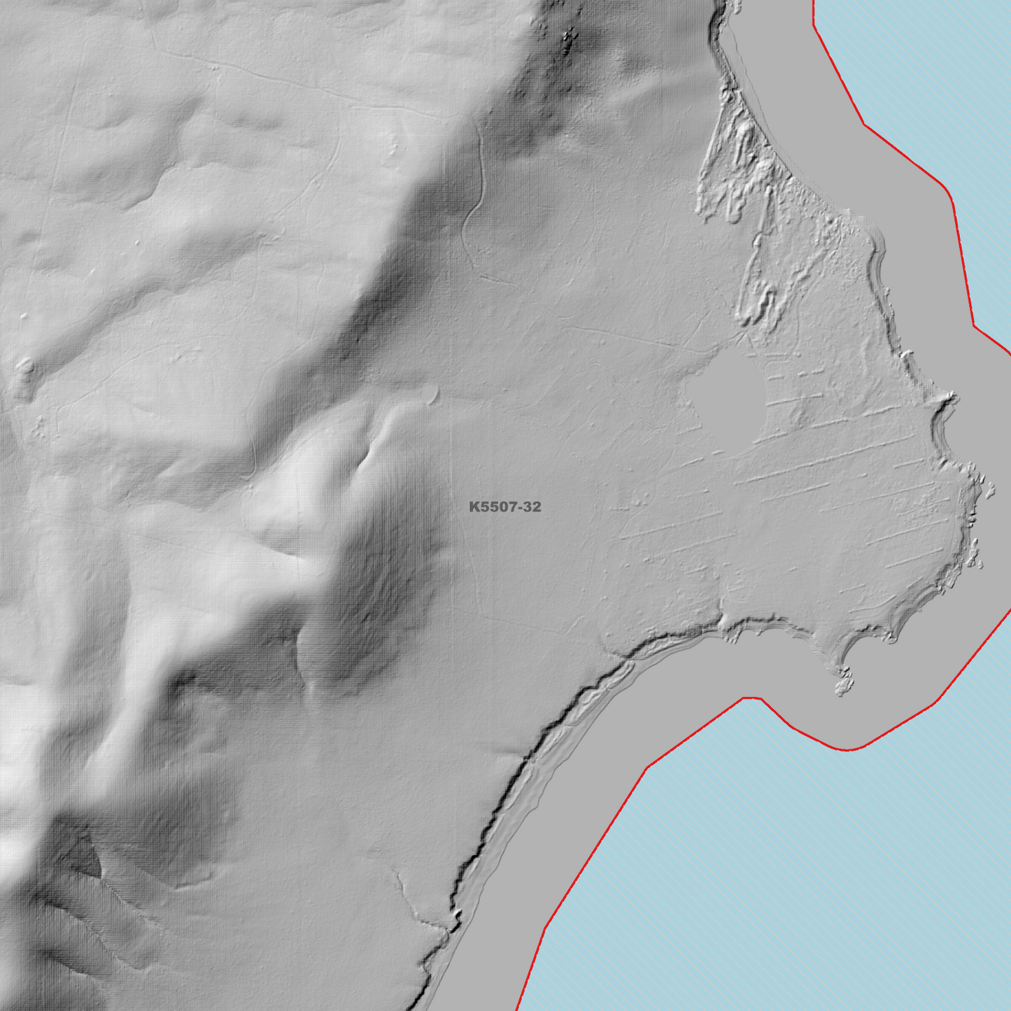 Bicheno 1m Digital Elevation Model (K5507-32)
