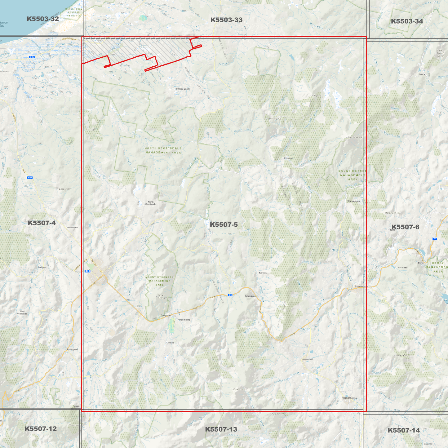 Scottsdale 1m Digital Elevation Model (K5507-5)