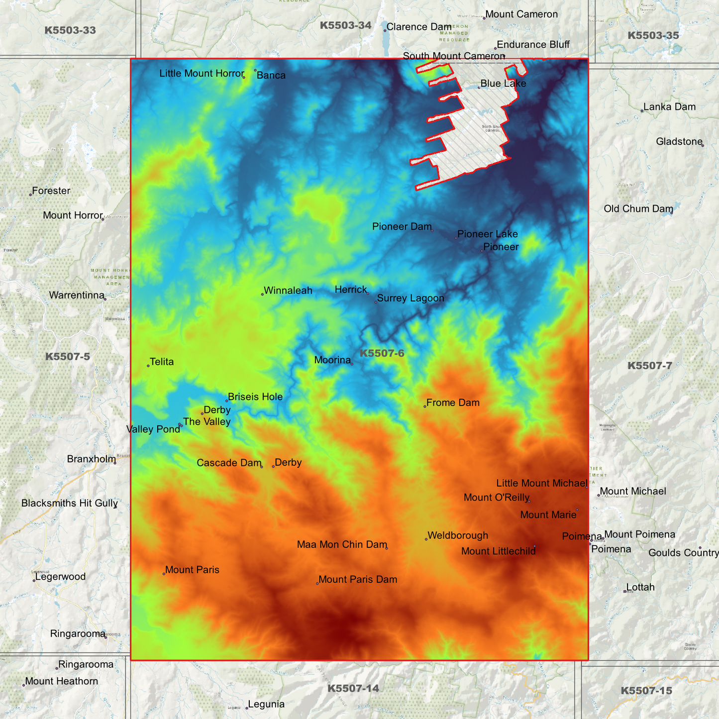 Derby 1m Digital Elevation Model (K5507-6)