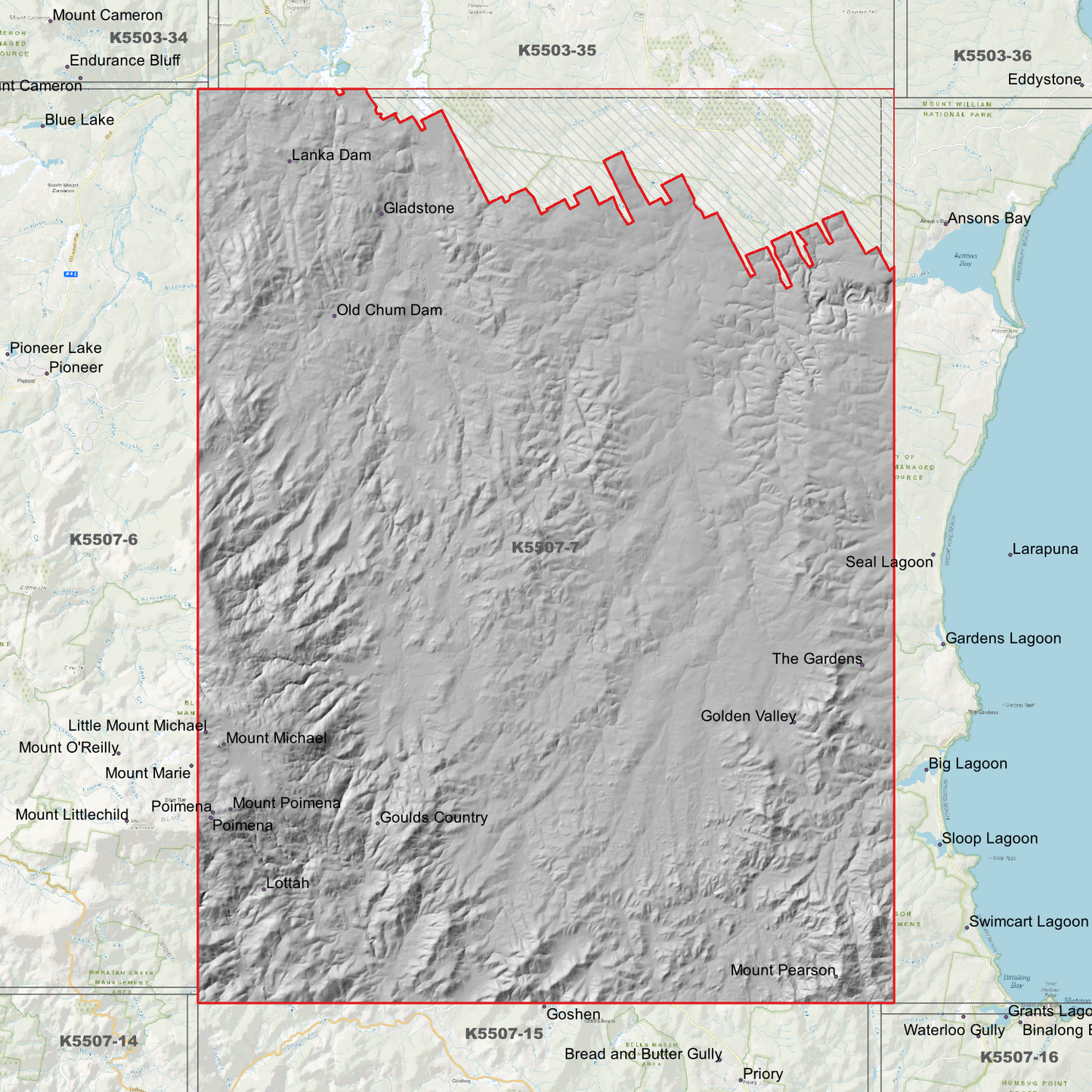 Lottah 1m Digital Elevation Model (K5507-7)