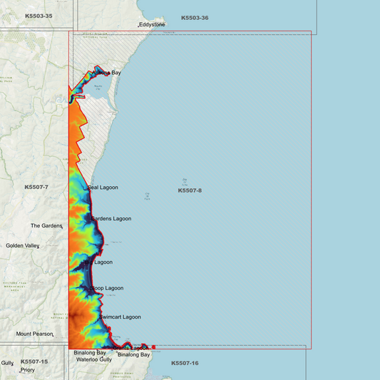 Ansons Bay 1m Digital Elevation Model (K5507-8)